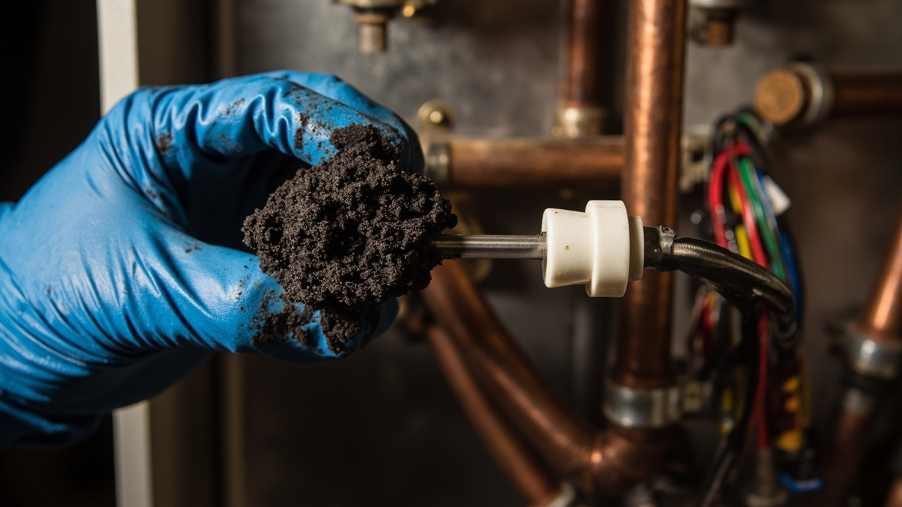 Boiler Repair And Installation Inspection Close Up