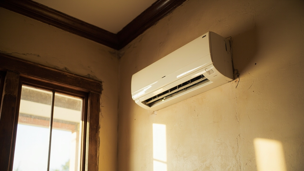 Ductless Minisplit Installation Repair Work In Progress