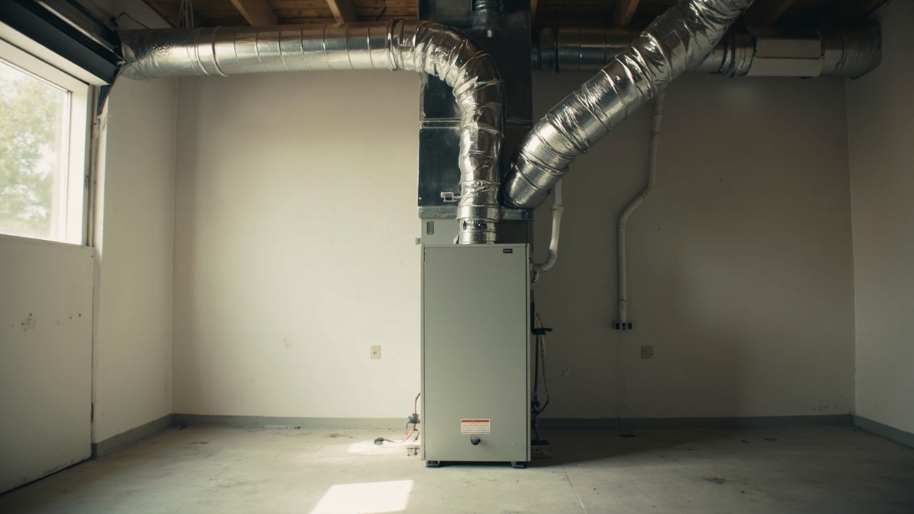 Furnace Installation And Replacement Skilled Hands At Work