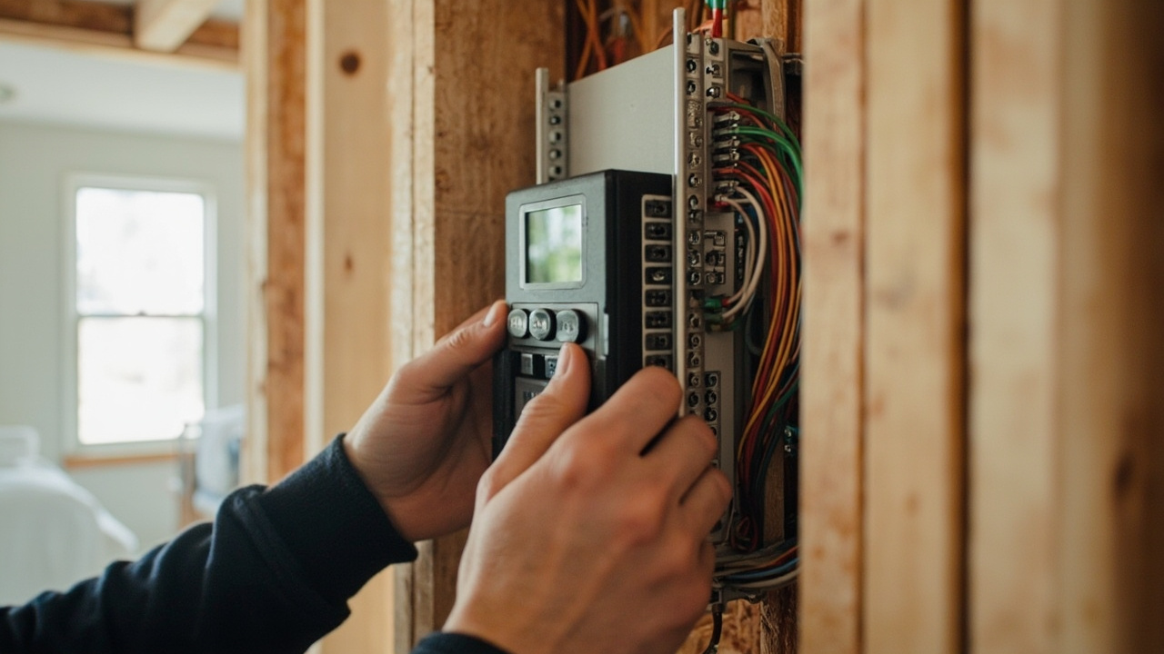 Home Zoning System Installation Mid Job Workmanship